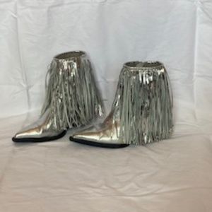 Jeffrey Campbell Smalltown Fringe Bootie size 6.5